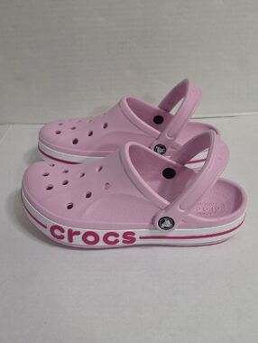 CROCS Bayaband Clog In Ballerina Pink Sandal with Heel Strap Size 9 *NWOT*